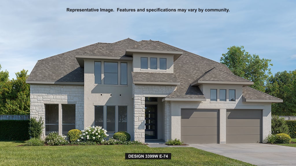 Perry 3399W House Plan in Esperanza 60, San Antonio, Texas | Available